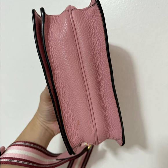 authentic Prada Pink Vitello Daino Leather Flap Crossbody Bag - Picture 6 of 16